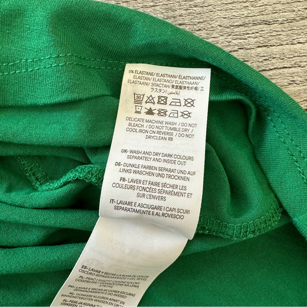 EUC boden square neck jersey mini dress green 4 small 2024 current tag - Picture 10 of 12